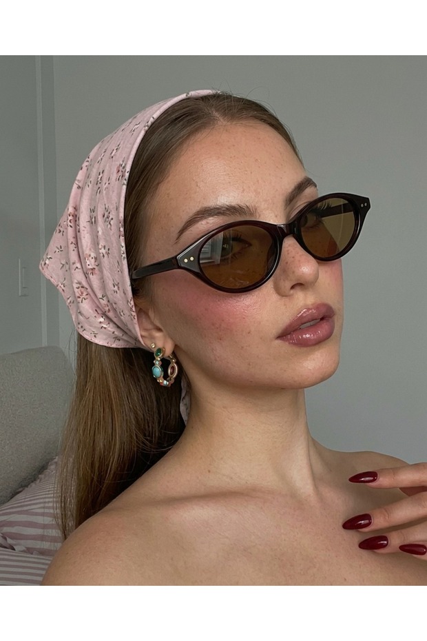 Love Brown Oval Trend Sunglasses Brown