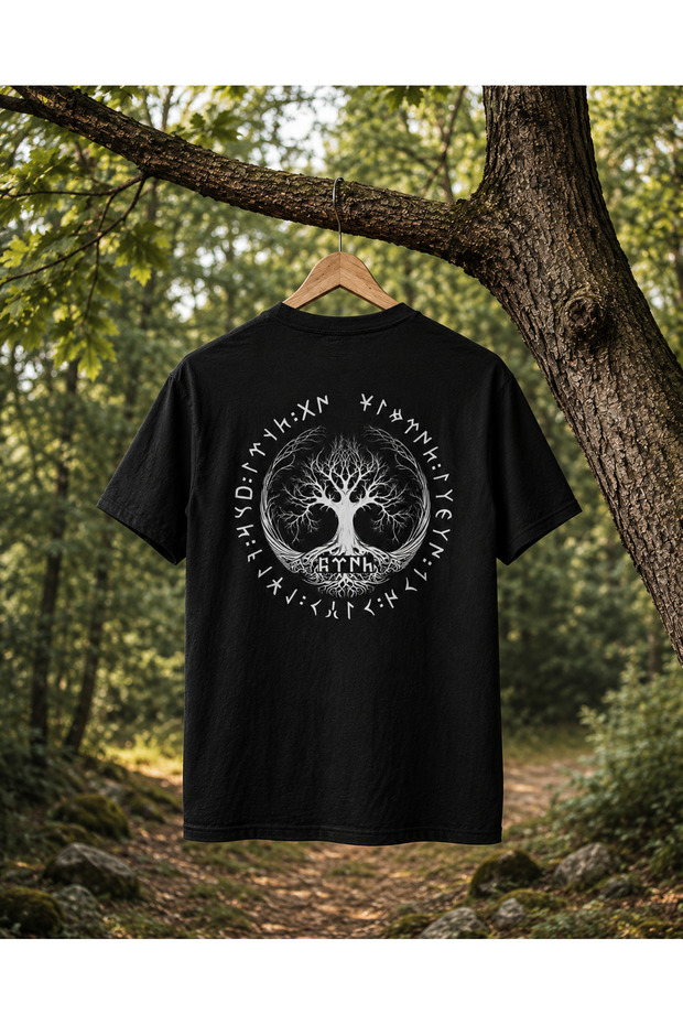 Tree of Life (Printed on Back and Front) - Unisex Regular Fit T-Shirt