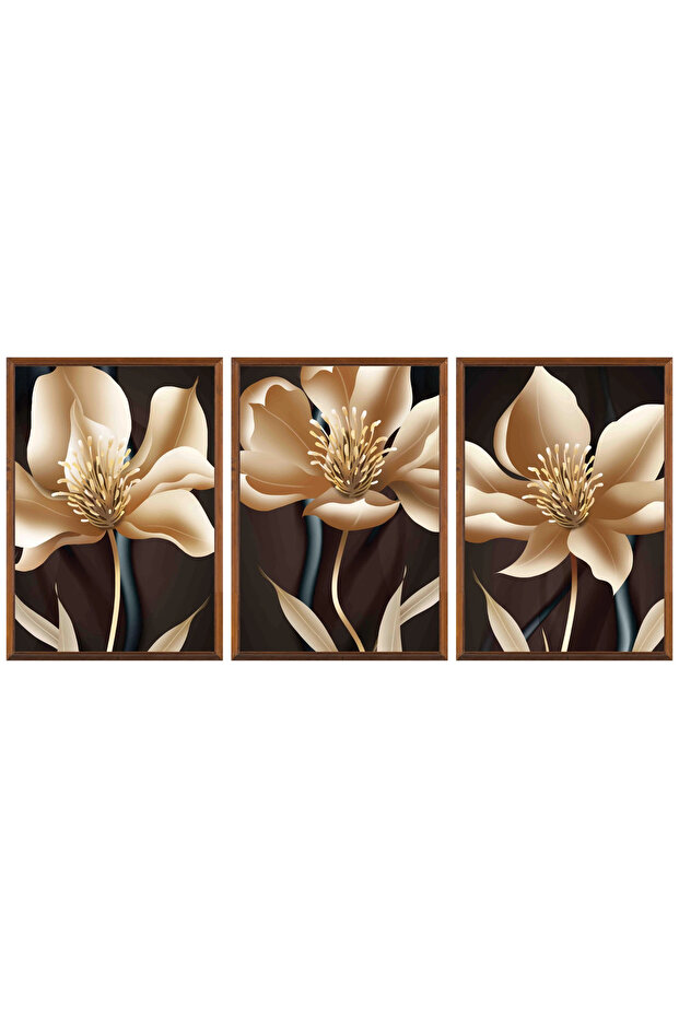 Table with Static Electricity Feature - Poster Flower (Model- 28) - 2