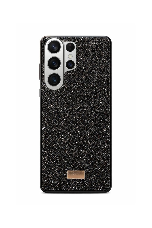 Samsung Galaxy S22 Ultra Case with Silicone Edges and Shiny Lux Diamond Cover