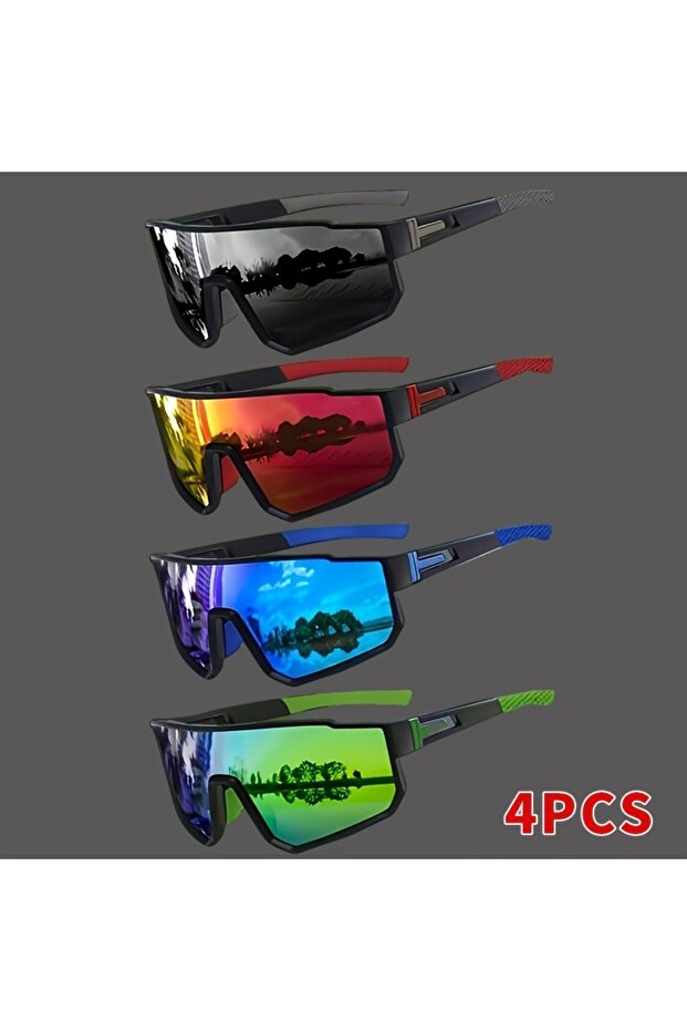 4pcs mixc2 2/3/4pcs Fashion Polarized & Blue Light Blocking Sunglasses, UV Protection, Unisex, for O