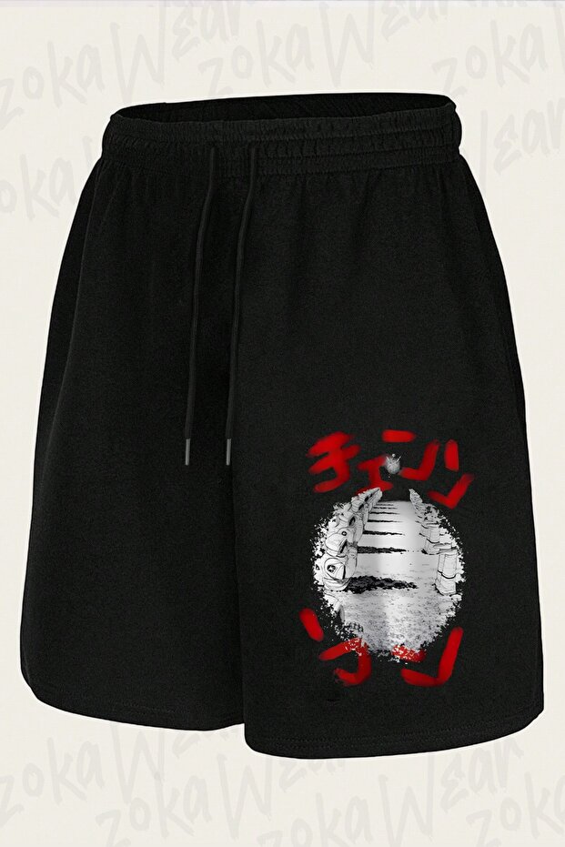 Unisex Chainsaw Man Astronaut Custom 2 Design Printed Shorts