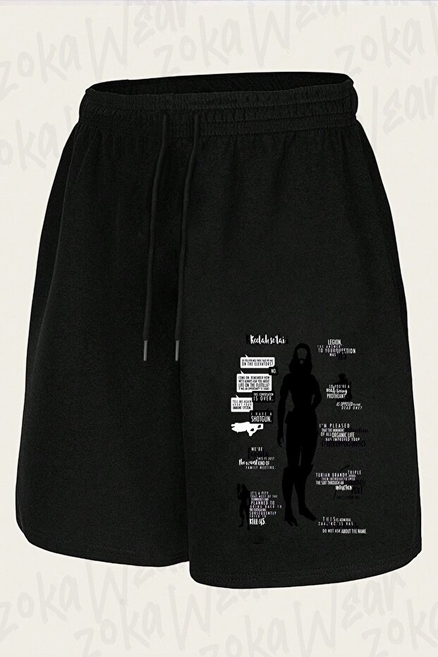 Unisex Mass Effect Tali'Zorah Nar Rayya Design Printed Shorts