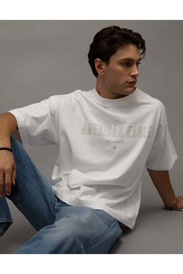 تي شيرت AE Relaxed Graphic
