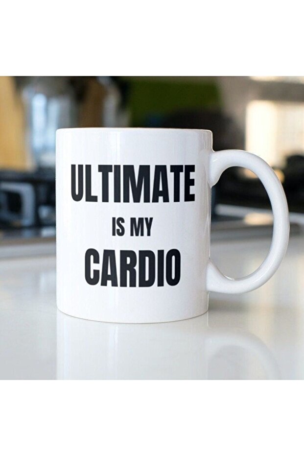 Ultimate Is My Cardio Designed Printed Ceramic Mug