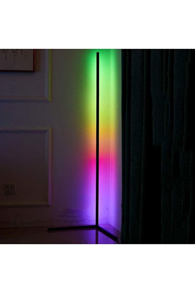 Remote Control LED Light Corner Lamp Multicolour