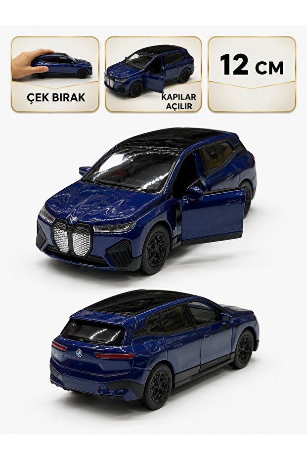 1:36 Scale Bmw 330I Metal Model Car Blue