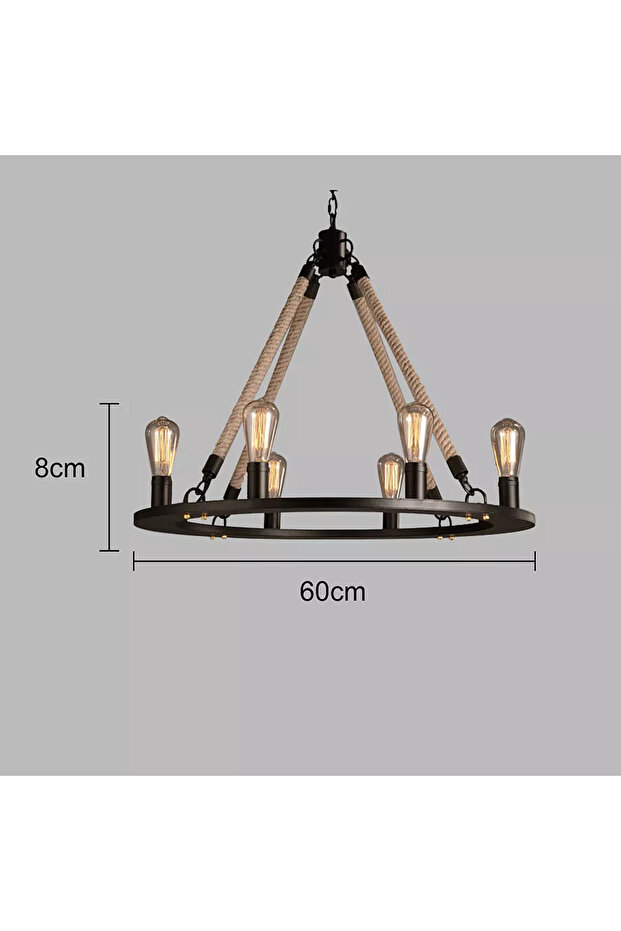 Rustic Chandelier - 4