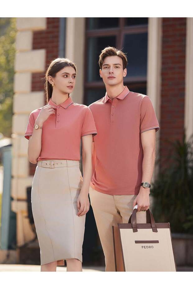Arw50313 Seri̇ntutan--High Quality Buttoned Polo Collar Tshirt