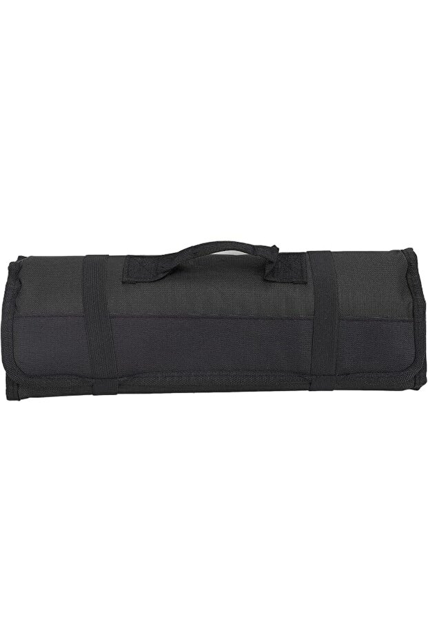 20 Slot Chef Knife Roll Bag - Premium Canvas Multi-Functional Cutlery Organizer with Design,