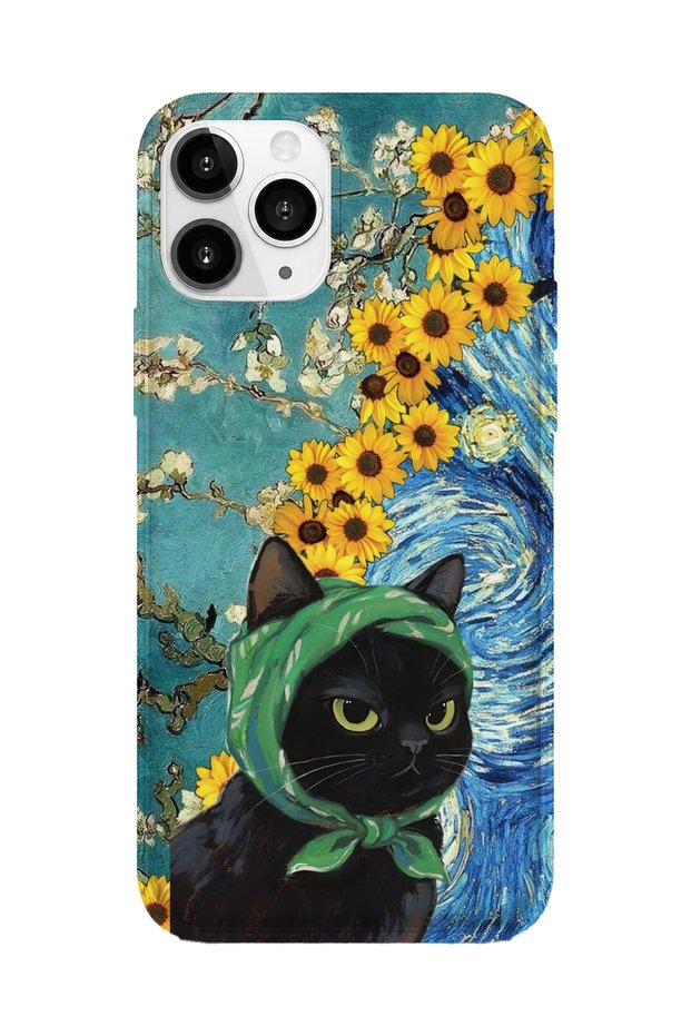 iPhone 11 Pro Max Compatible Printed Transparent Phone Case | Collection: Kawaii Cat