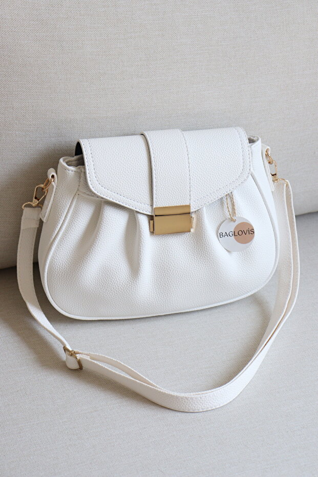 Magnetic Flap Cover Women's Shoulder Bag with Adjustable Strap Daily Bag En28 Size22