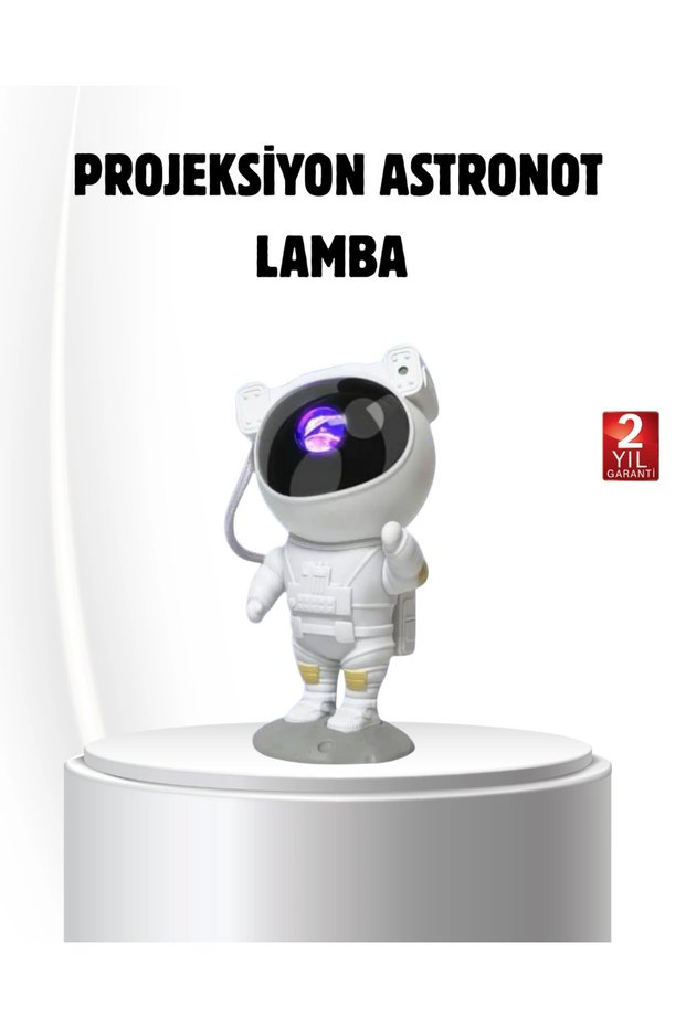 Tooth Musical Astronaut Projection Lamp with Star and Moon Effects