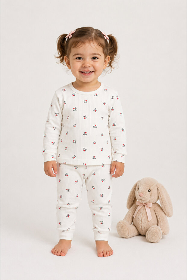 Baby & Kids Organic 100% Cotton Pajama Set Patterned 2-Piece Set