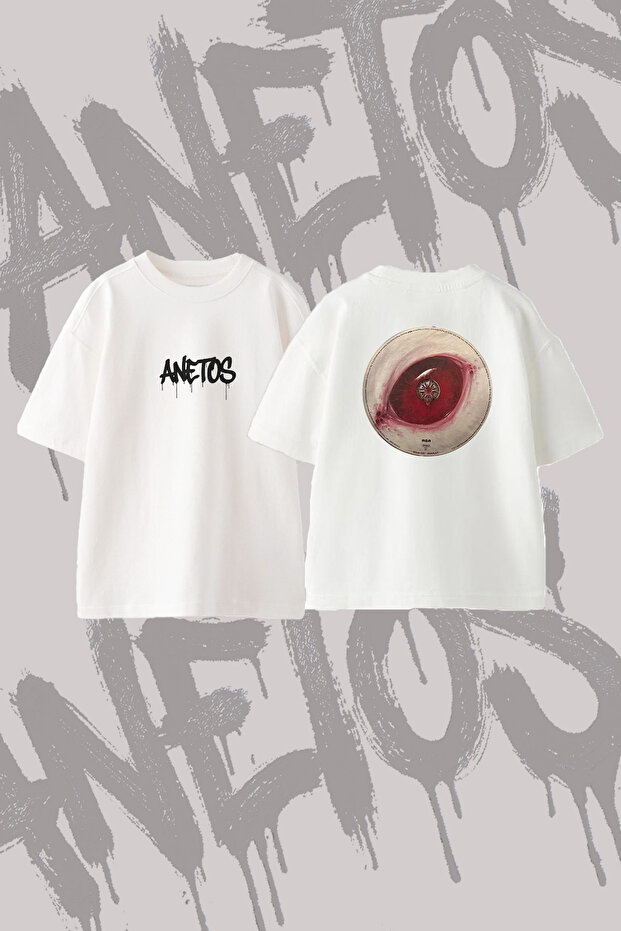 Doja Cat Scarlet Design Printed Oversize Crew Neck T-Shirt White