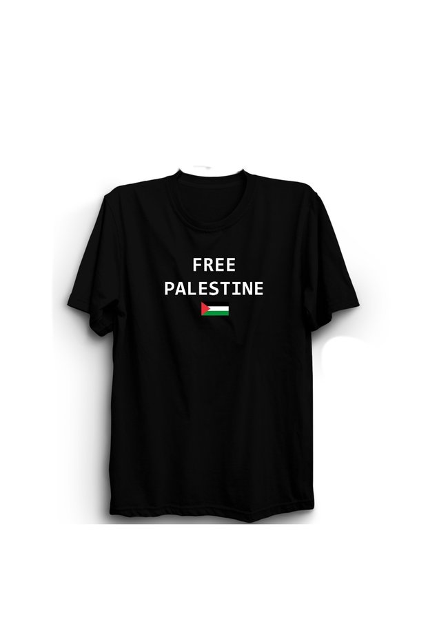 Free Palestine, Flag, Free Palestine With Flag T-Shirt