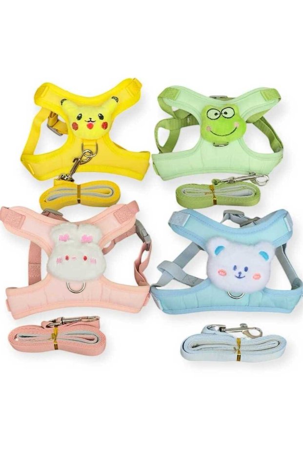 Colorful Emoji Chest Harness, Size S, Perfect Choice for Rabbit and Cat