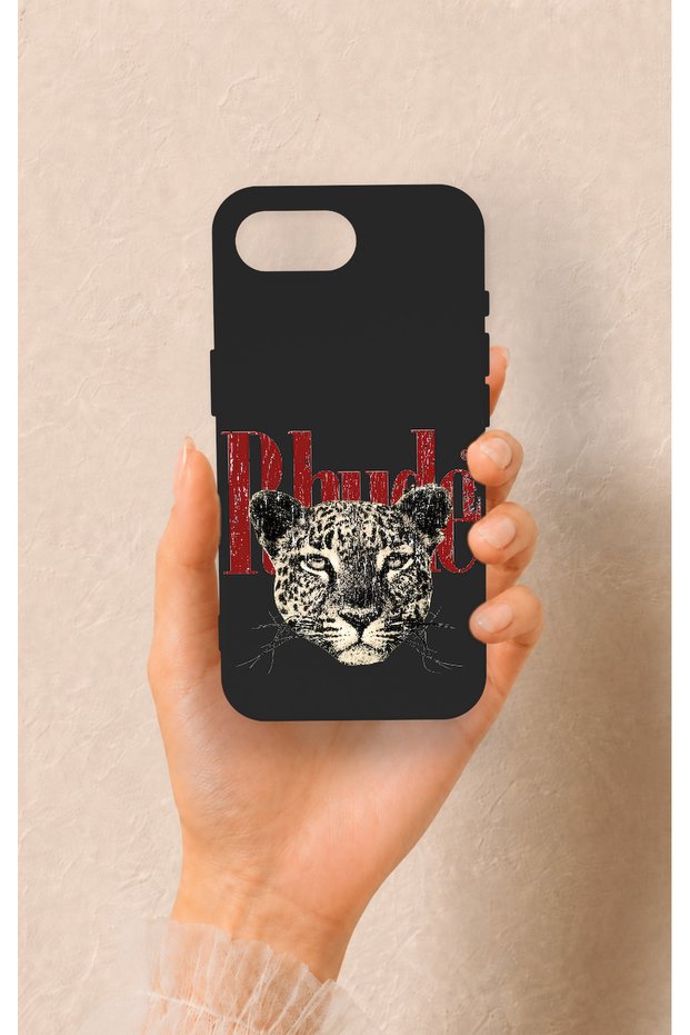 iPhone 16E Compatible Rhude Patterned Silicone Case