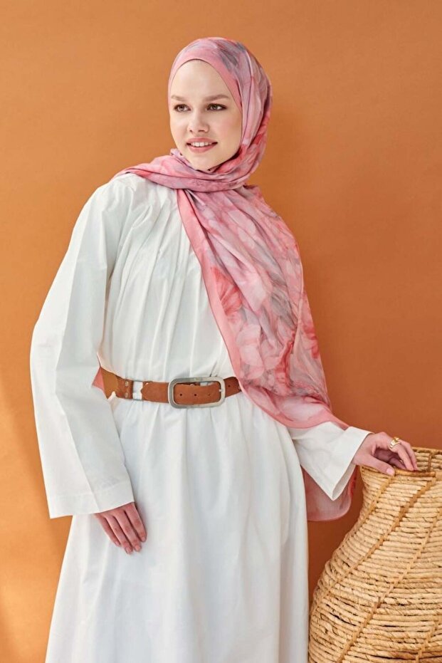Riva Shawl Tencel Wild Flower Pink