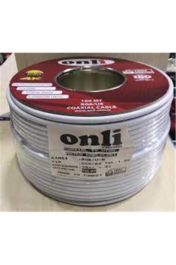 Onli ON-8001 RG6-U6 96 سلك 1.02 CCS-AL 100 متر هوائي كابل الأقمار الصناعية