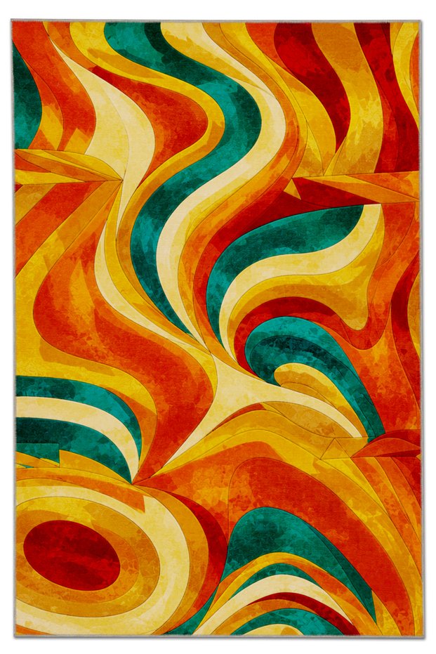 Sdt Mixed Patterned Modern Woven Base Decorative Carpet Sdtamor1193