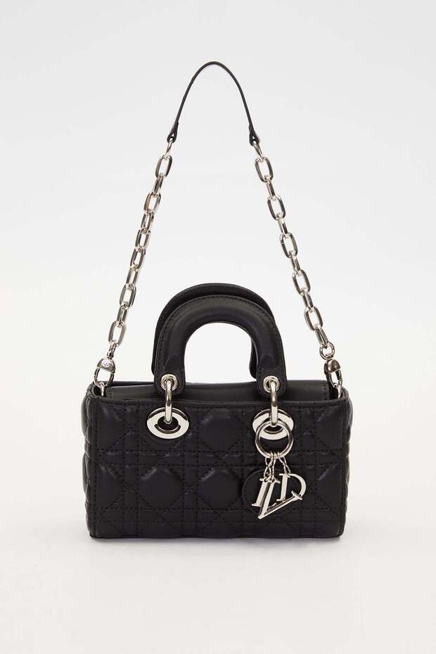 Black Elegant Chain Handbag