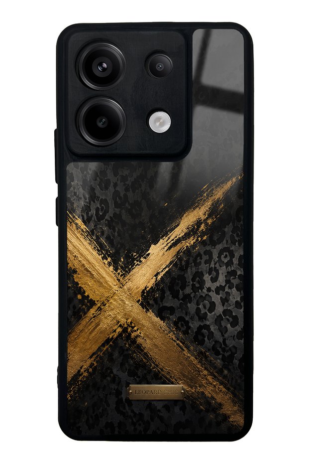 Xiaomi Redmi Note 13 Pro 5g Golden Leopard X Design Glossy Phone Case