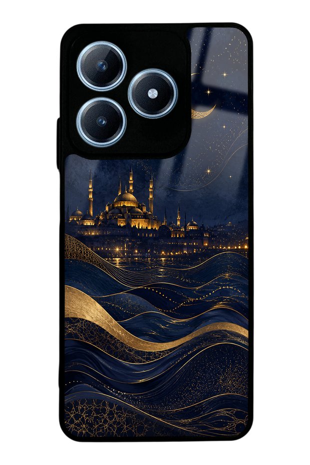 Realme C63 Golden Crescent Bosphorus Design Glossy Phone Case