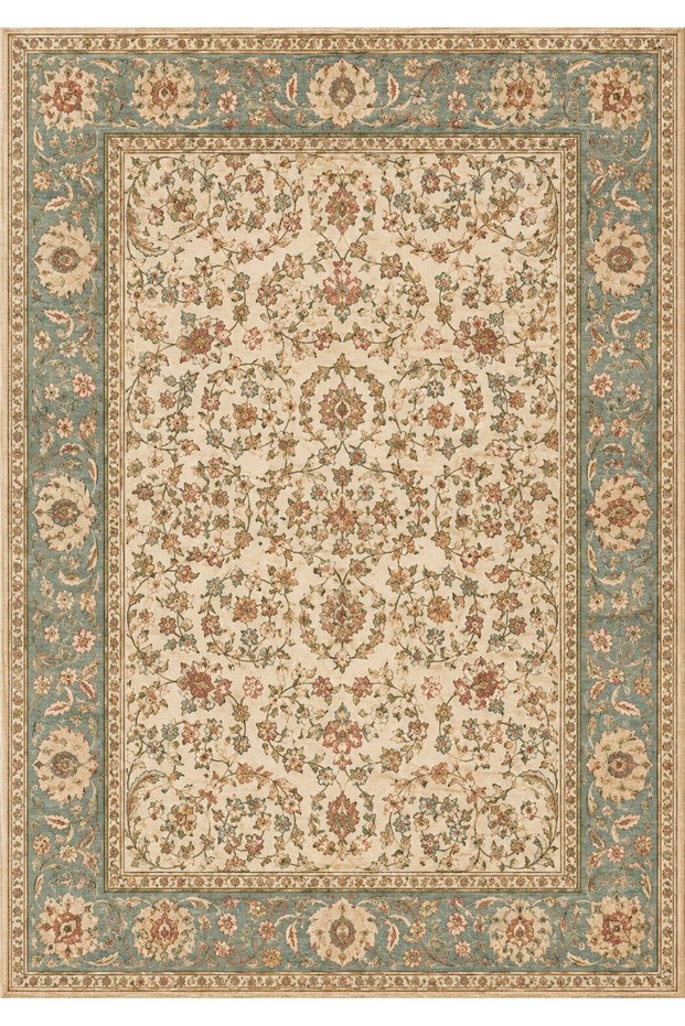 Sdt Traditional Patterned Modern Woven Base Decorative Carpet Sdtamor2684