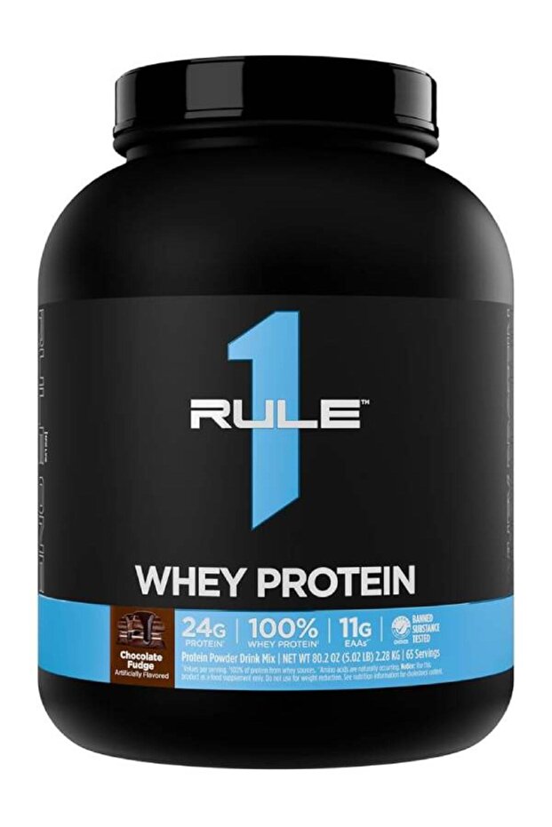 Rule1 Protein R1 Whey Protein 70 Servings Chocolate Fudge Protein (5.24lb)