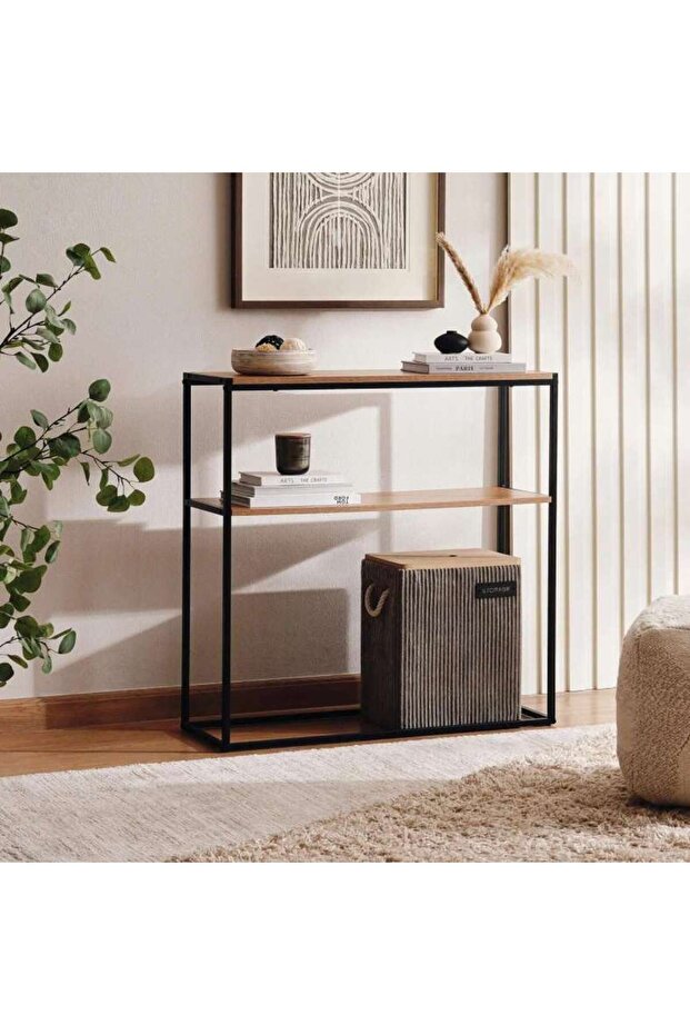 KAROI CONSOLE TABLE - NATURAL BLACK