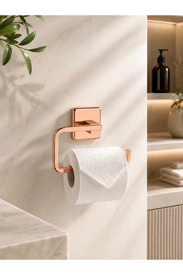 Rose Covered Toilet Paper Holder | Stainless Steel Chrome Wc Paper Holder | Modern Bathroom Accessory