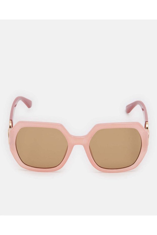 Women Pink Assorted Oversized Sunglasses
