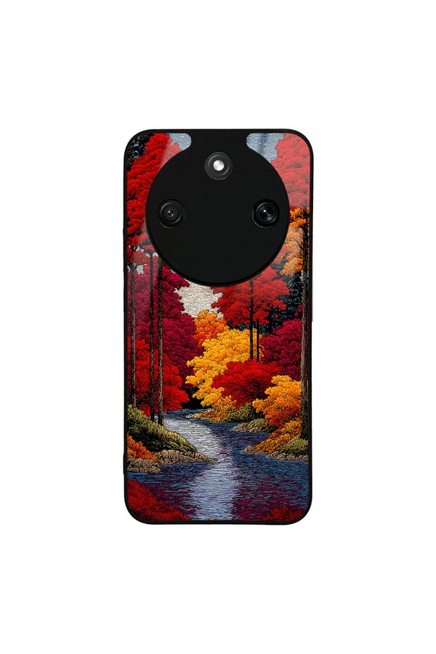 Honor Magic 8 Lite 5g Case with Camera Lens Protection Patterned Silicone Superior Protection Omsy