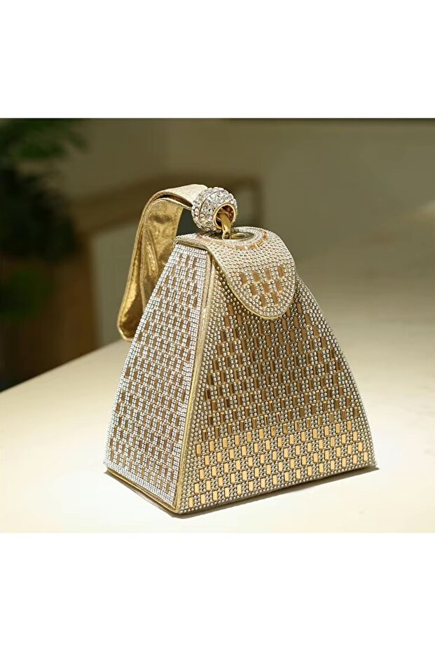 Prism Pavé Wristlet Crystal Clutch Bag Rhinestone Bag
