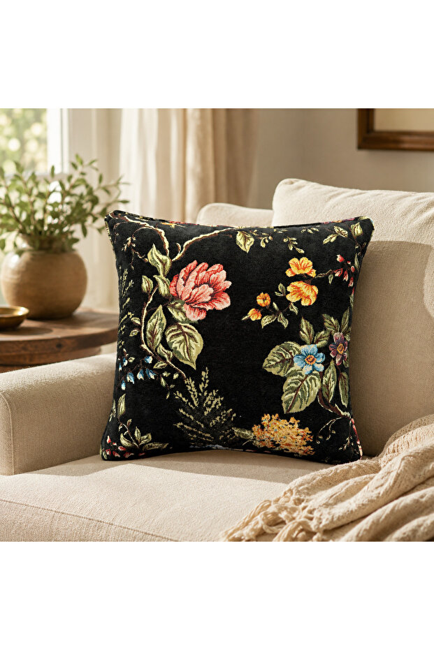 Arazzo-209 Woven Tapestry Premium Linen 43X43 Cushion Cover