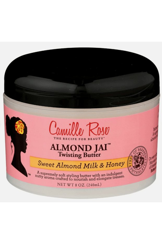 CAMILLE-ALMOND JAI TWISTING BUTTER SMEET ALMOND MILK & HONEY 8oz / 240ml ORANGE-JAR