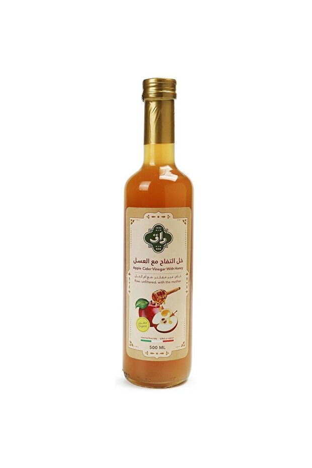 خل التفاح مع العسل 500 مل