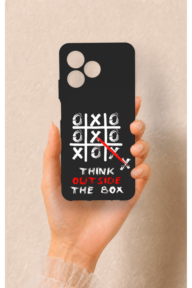 حافظة سيليكون منقوشة متوافقة مع Realme C53 من Out Side The Box