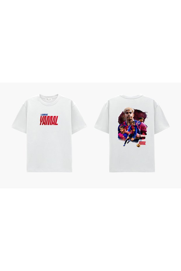 Lamine Yamal Design Printed Children's T-Shirt (Ages 4-13)