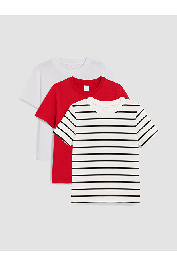 Original Oval Collar Boys' T-Shirt 3-Pack