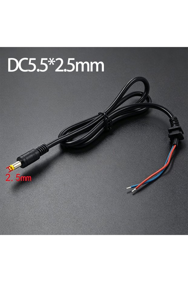 DC5.5x2.5mm 1PC/1Set DC 5.5x2.1/2.5mm Male Female Charging Cable for 36V 48V E-Bike Li-ion Battery E