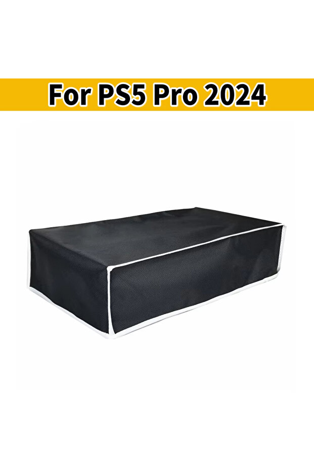 Black For PS5 Pro Dust Cover For PS5 Pro 2024 Console Digital/Disc Edition 1680D Oxford Cloth Anti-S