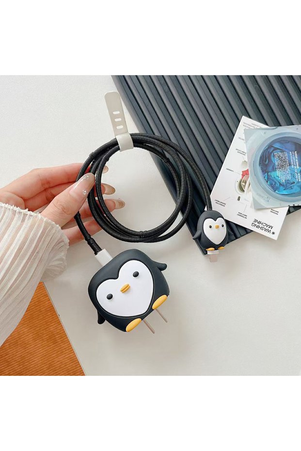 61 Cartoon Charger Protective Case Cable Protector For iPhone 18W/20W Fast Charging Cable Data Anti-