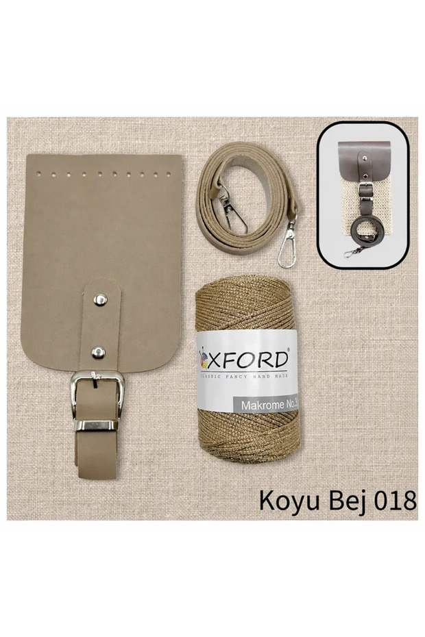 Phone Bag Set 18 Dark Beige