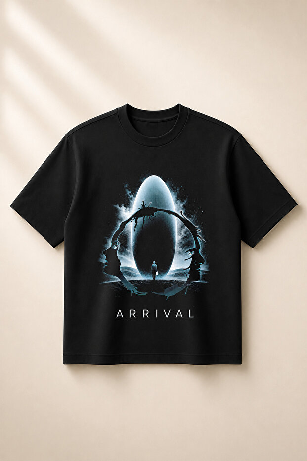 Arrival Printed Oversize Boxy Cut Unisex 100% Cotton T-Shirt (190 Gsm)