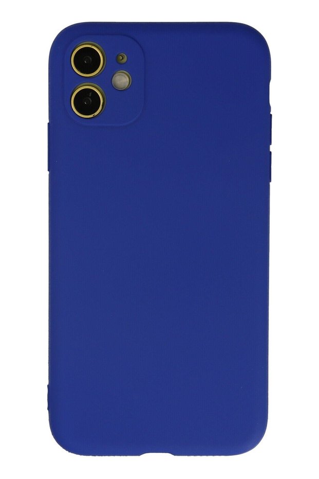 Compatible Case for iPhone 11 Yumauaşk Colorful Flexible Premium Rubber Silicone Dark Blue