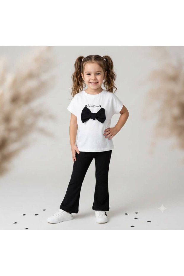 Bow Detailed Leggings Set