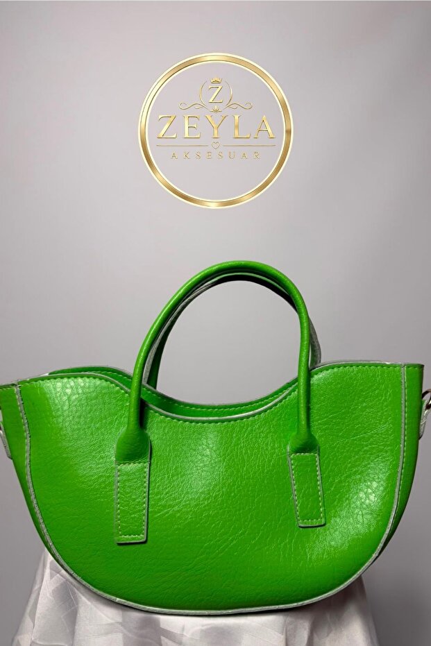 Curved Hand and Shoulder Bag
