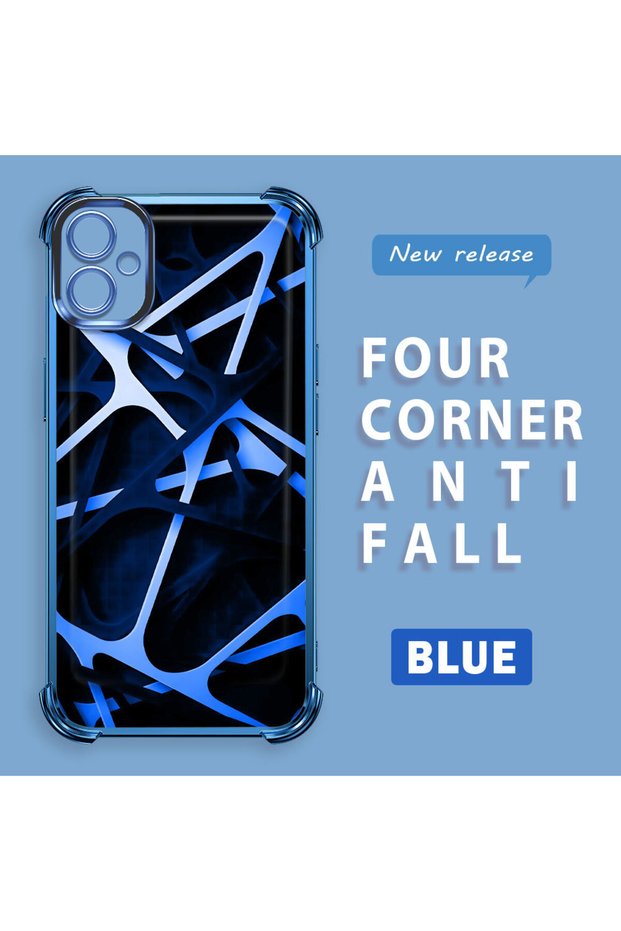 Samsung Galaxy A05 Compatible Transparent Back Four-Corner Reinforced Impact Protection Silicone Case